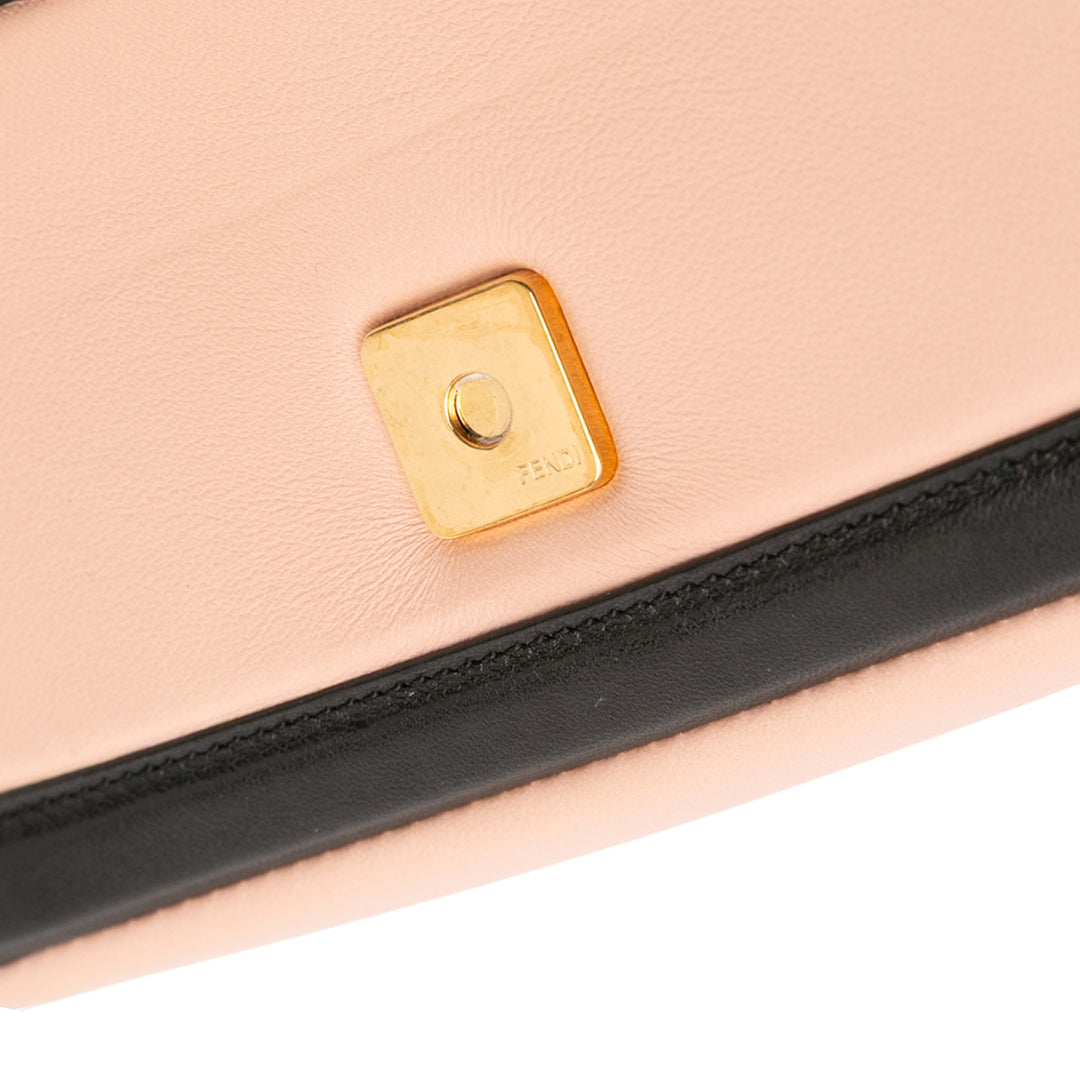 Fendi Mini Bicolor Nappa Apolo Sac à chaîneuette Sac bandoulière