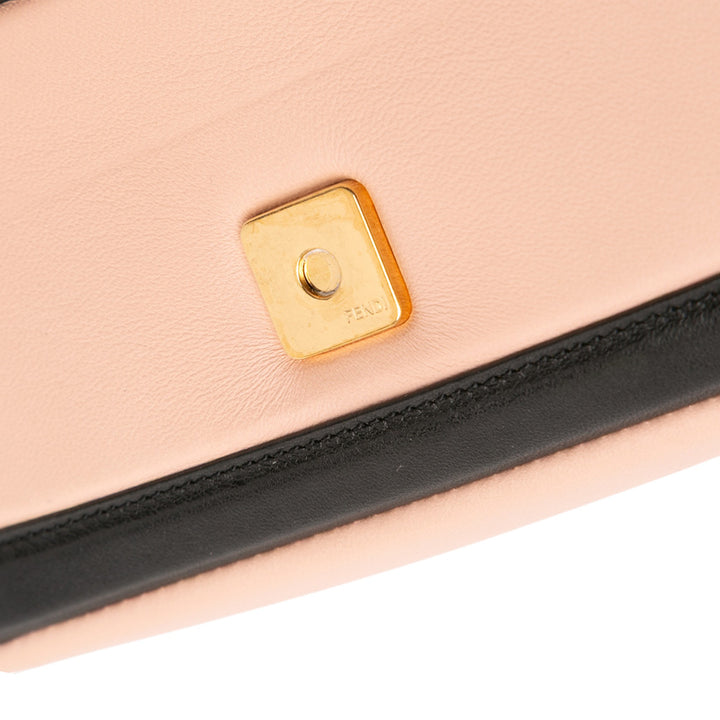 Fendi Mini Bicolor Nappa Apolo Sac à chaîneuette Sac bandoulière