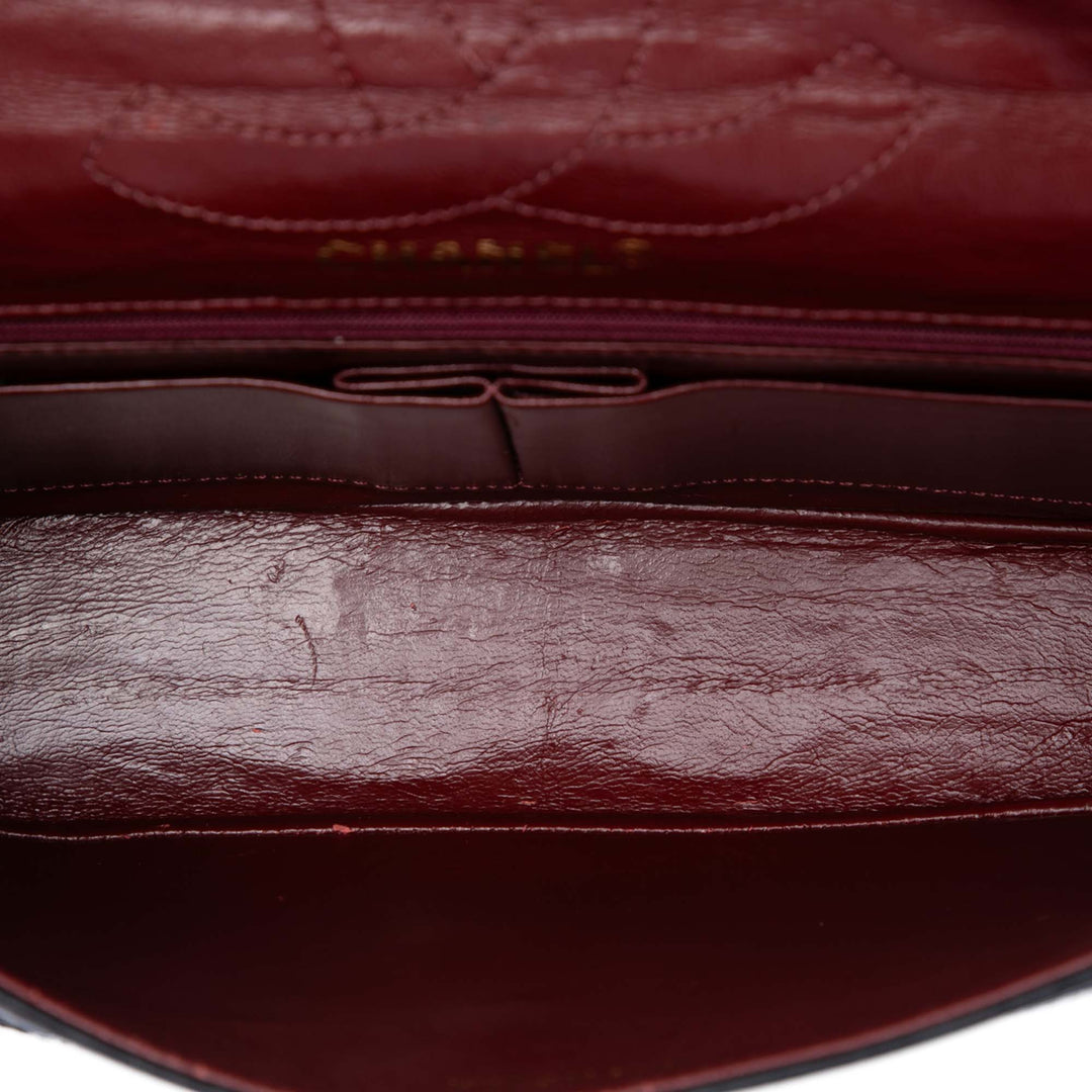 Chanel Édition limitée Paris Matelassé Cuir d’agneau Double rabat