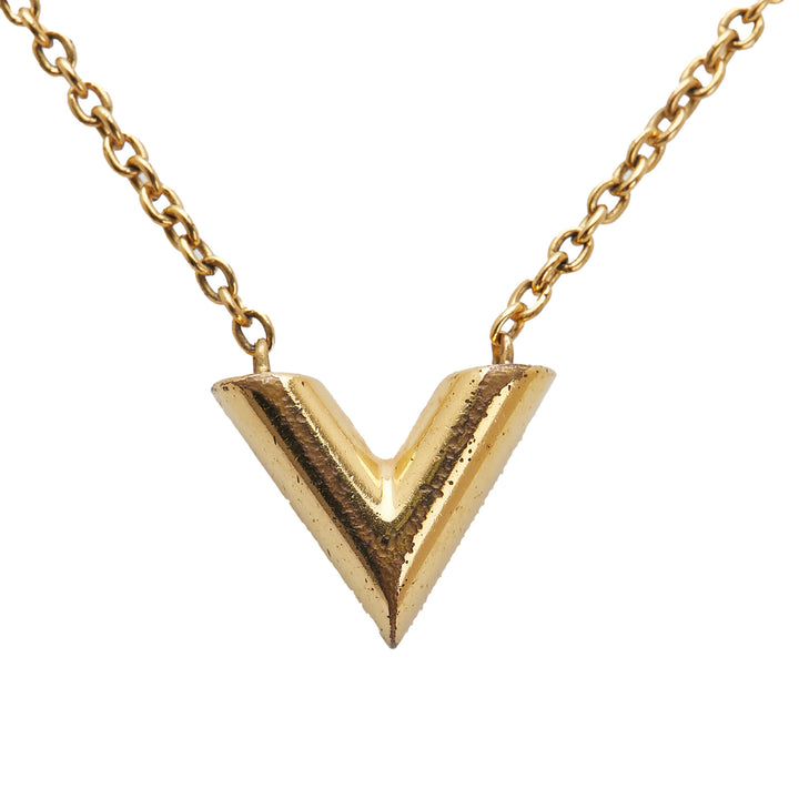 plaqué Essential V Collier Doré