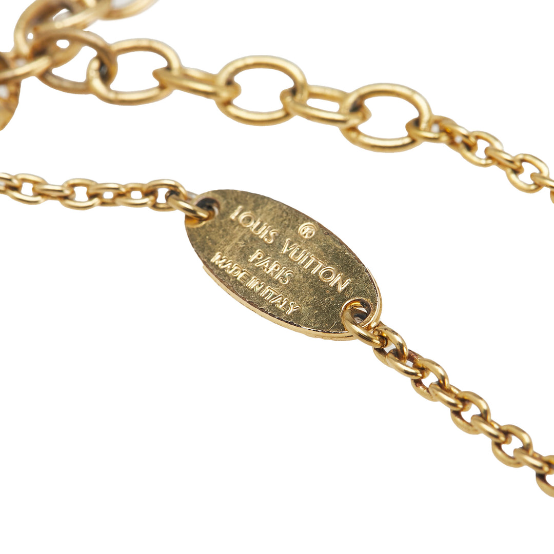 plaqué Essential V Collier Doré