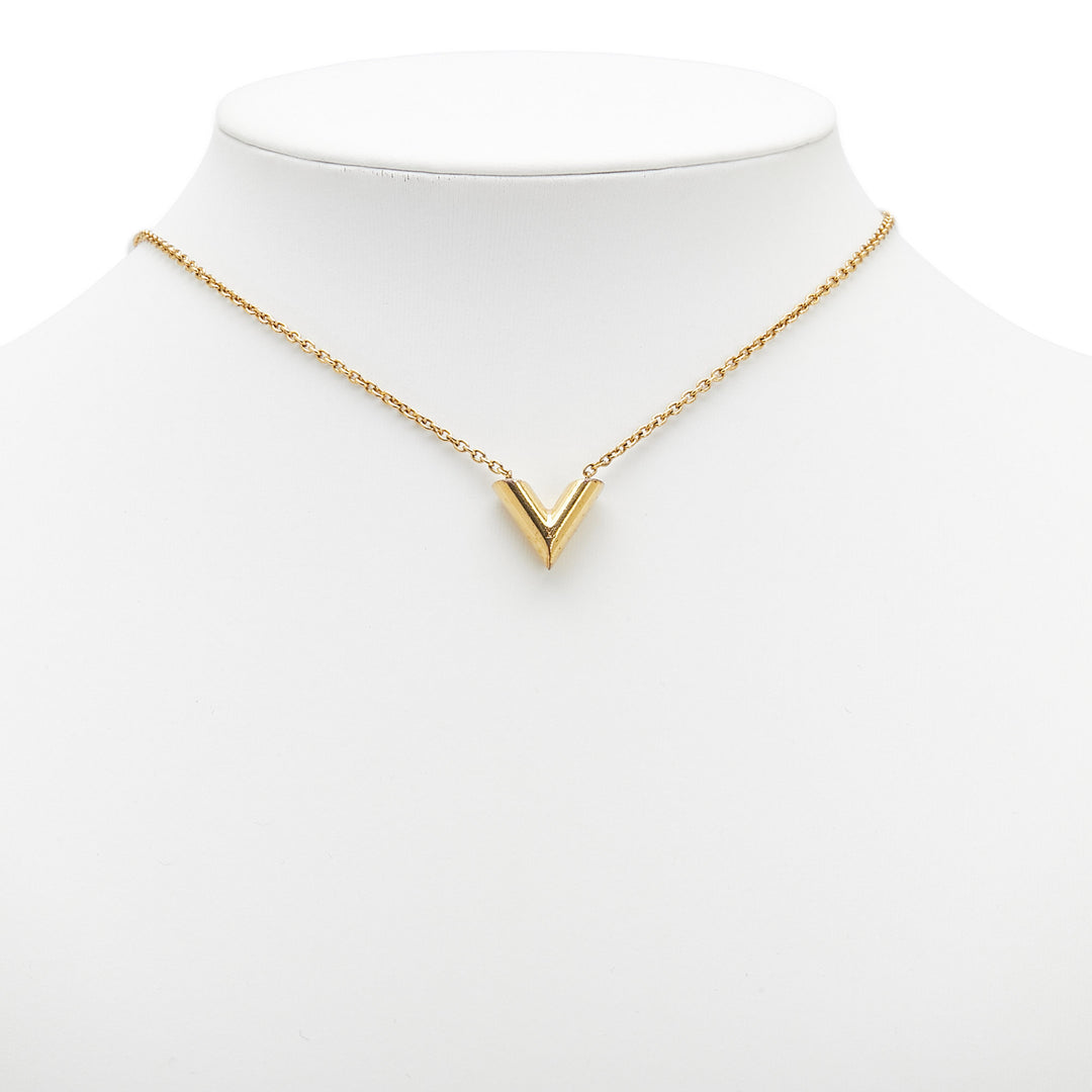plaqué Essential V Collier Doré