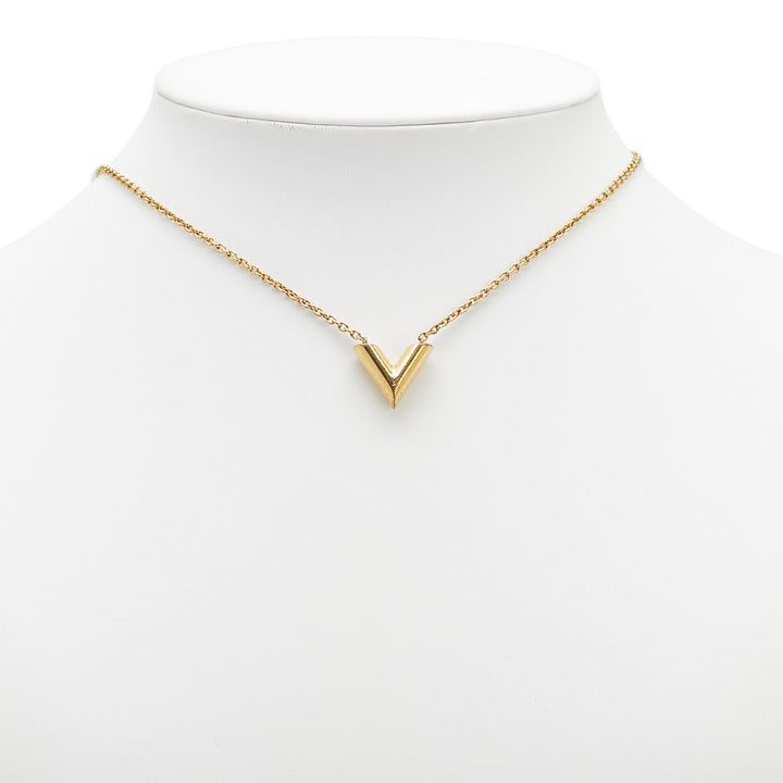 plaqué Essential V Collier Doré
