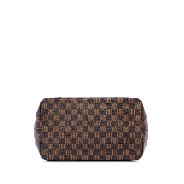 Louis Vuitton Cabas Hampstead Damier Ébène PM Marron – vue 3 – GABY PARIS