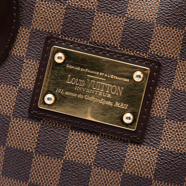 Louis Vuitton Cabas Hampstead Damier Ébène PM Marron – vue 5 – GABY PARIS