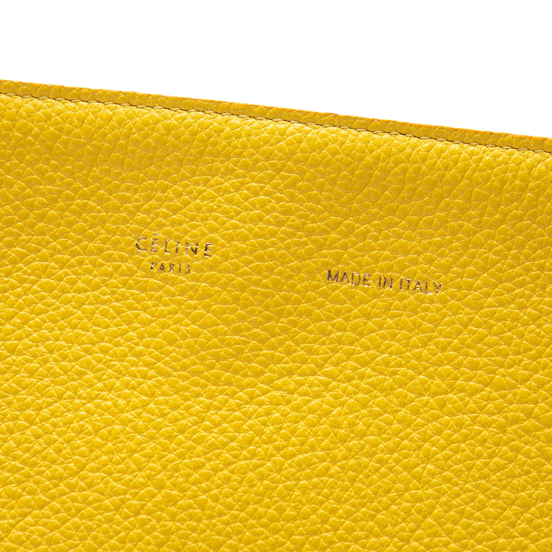 Celine Small Cuir de veau grainé Phantom Cabas Cabas