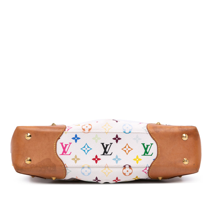 Louis Vuitton Monogram Multicolore Judy MM Blanc