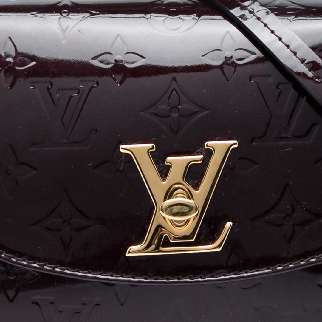 Pasadena Cuir verni Monogram Violet