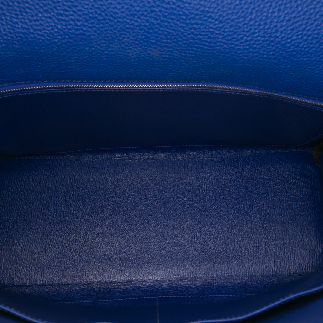 Hermès Togo Kelly II Retourne 35 Bleu – GABY PARIS Authentique