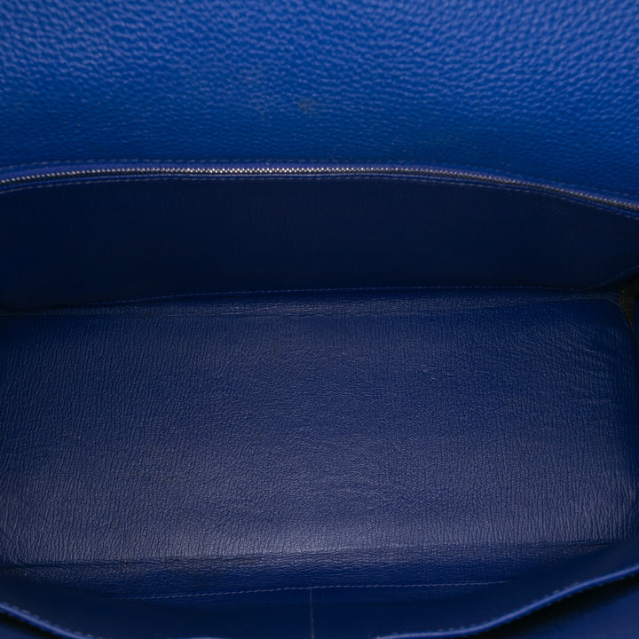Hermès Togo Kelly II Retourne 35 Bleu – GABY PARIS Authentique