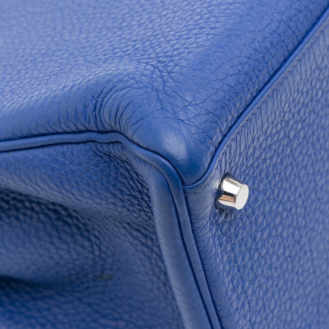 Hermès Togo Kelly II Retourne 32 Bleu