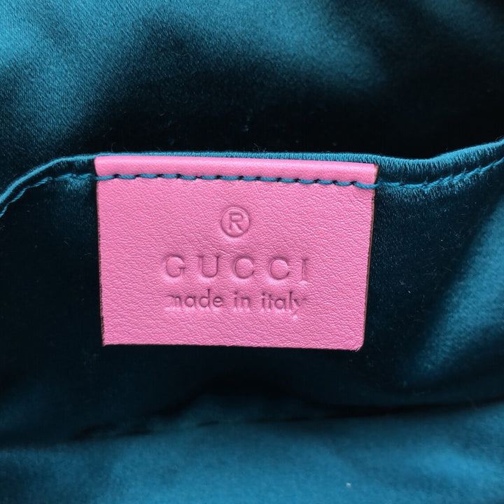 Gucci GG Marmont Velvet Belt Bag Pink - GABY PARIS