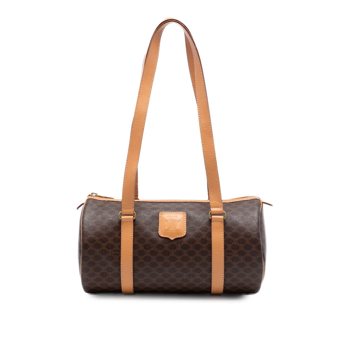 Celine Macadam Coated Toile Sac bandoulière