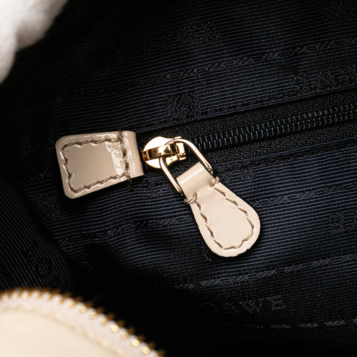 LOEWE Cuir verni Amazona 28 Sac à main Marron – GABY PARIS Authentique