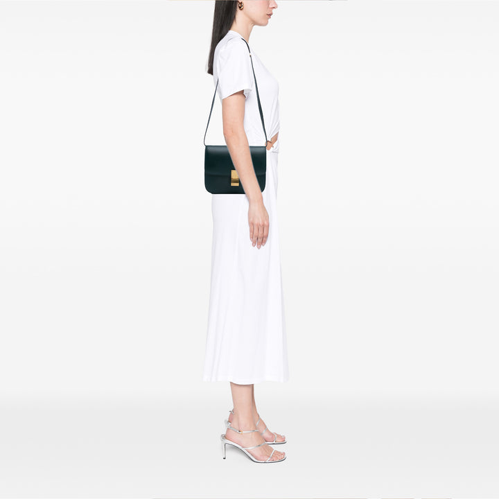 Celine Medium Cuir de veau Classic Boîte Vert