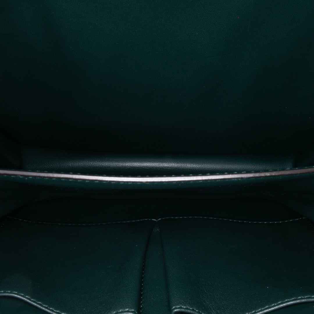 Celine Medium Cuir de veau Classic Boîte Vert