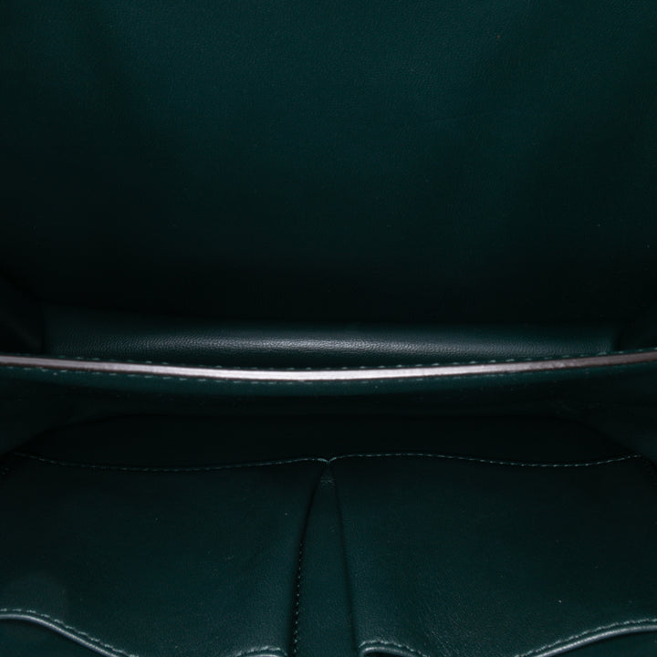 Celine Medium Cuir de veau Classic Boîte Vert