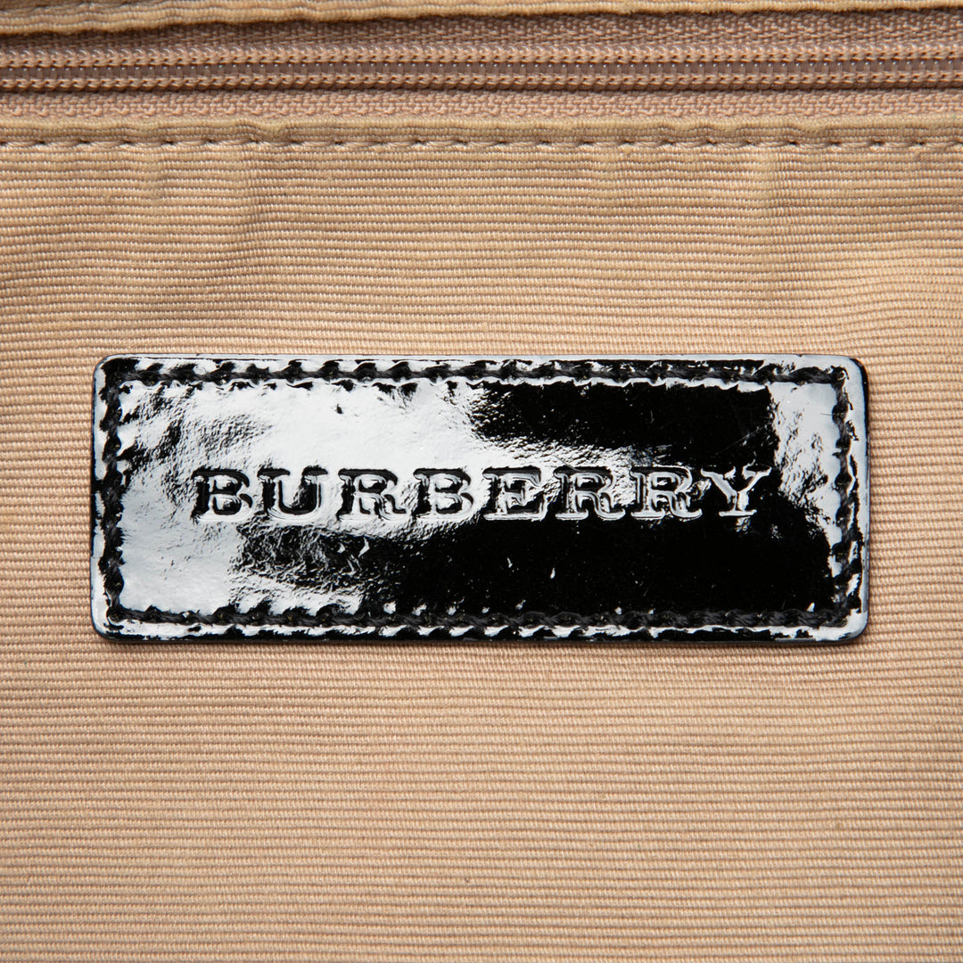 Burberry Cabas Supernova Check Bilmore Toile enduite Beige – vue 5 – GABY PARIS