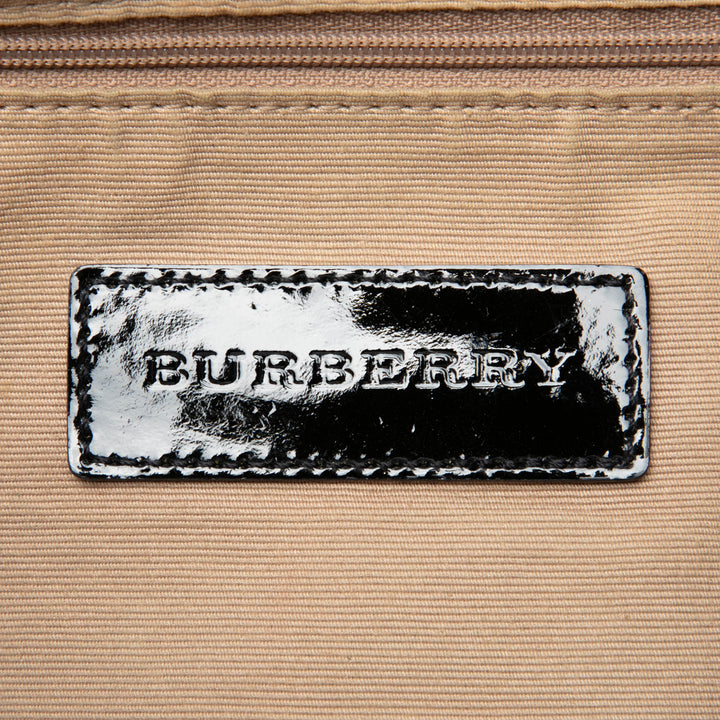 Burberry Cabas Supernova Check Bilmore Toile enduite Beige – vue 5 – GABY PARIS