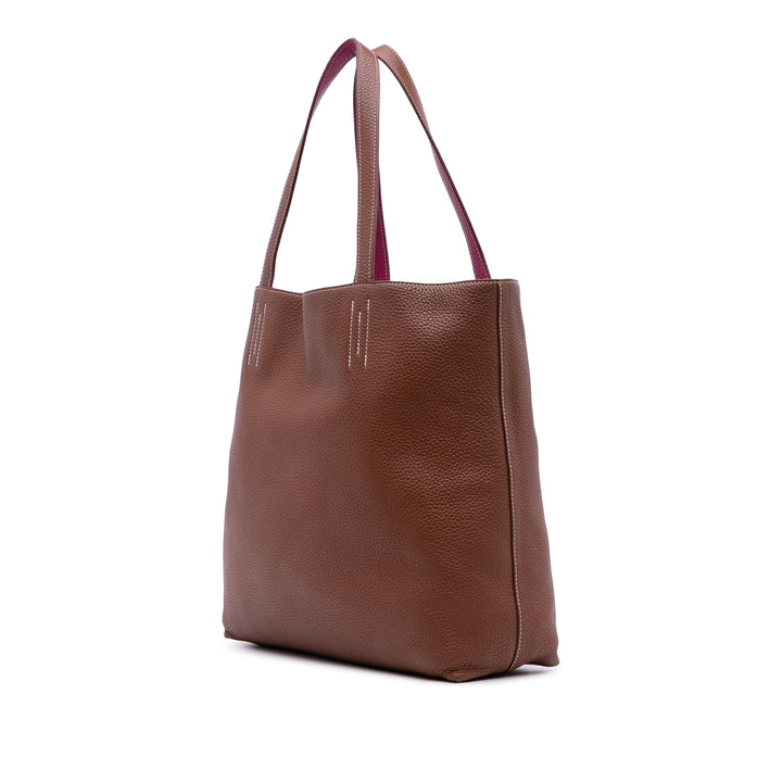 Hermès Clemence Double Sens 36 Marron