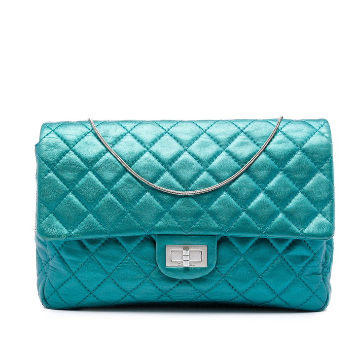 Chanel Matelassé Metallic Cuir de veau Reissue 2.55 à rabat 226