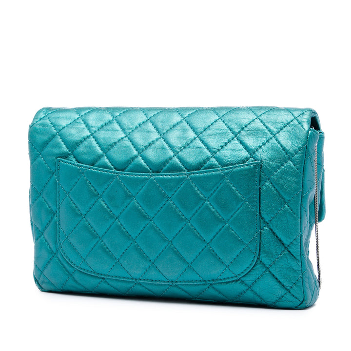 Chanel Matelassé Metallic Cuir de veau Reissue 2.55 à rabat 226