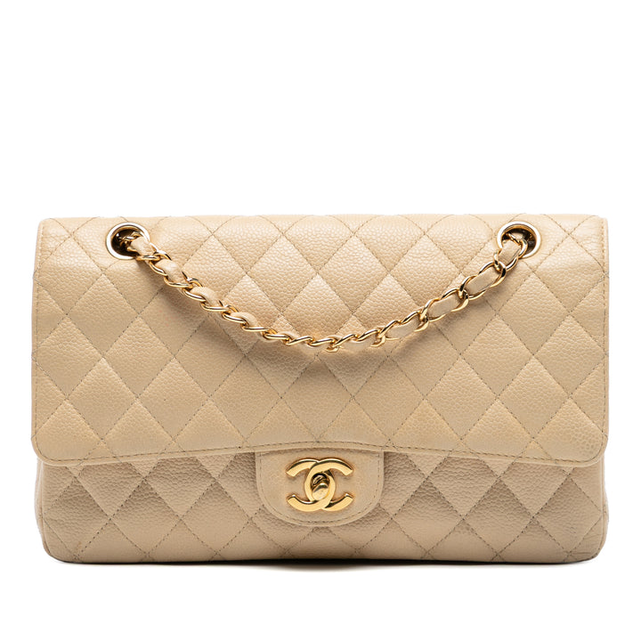 Chanel Medium Classic Caviar Double rabat