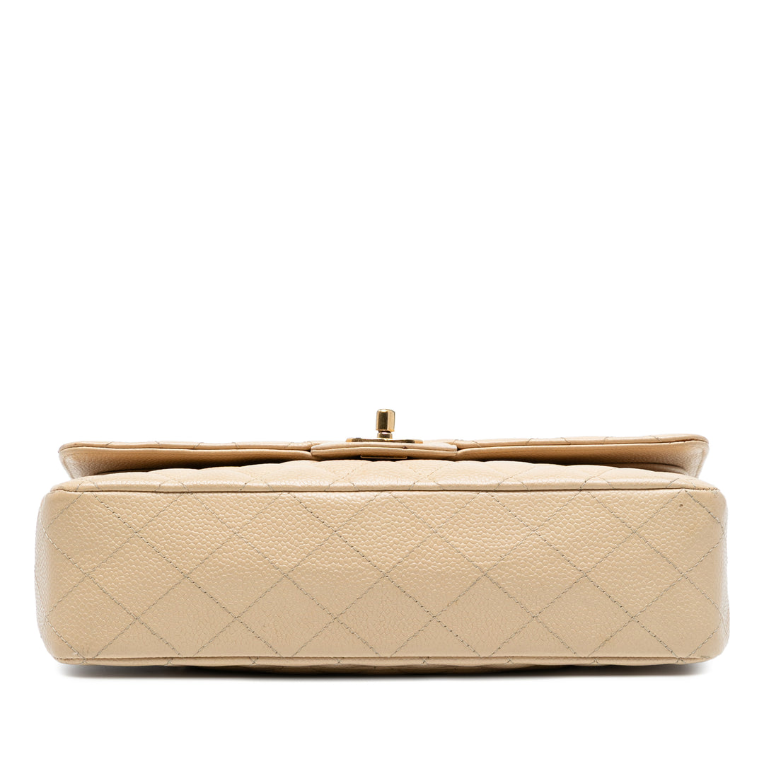 Chanel Medium Classic Caviar Double rabat