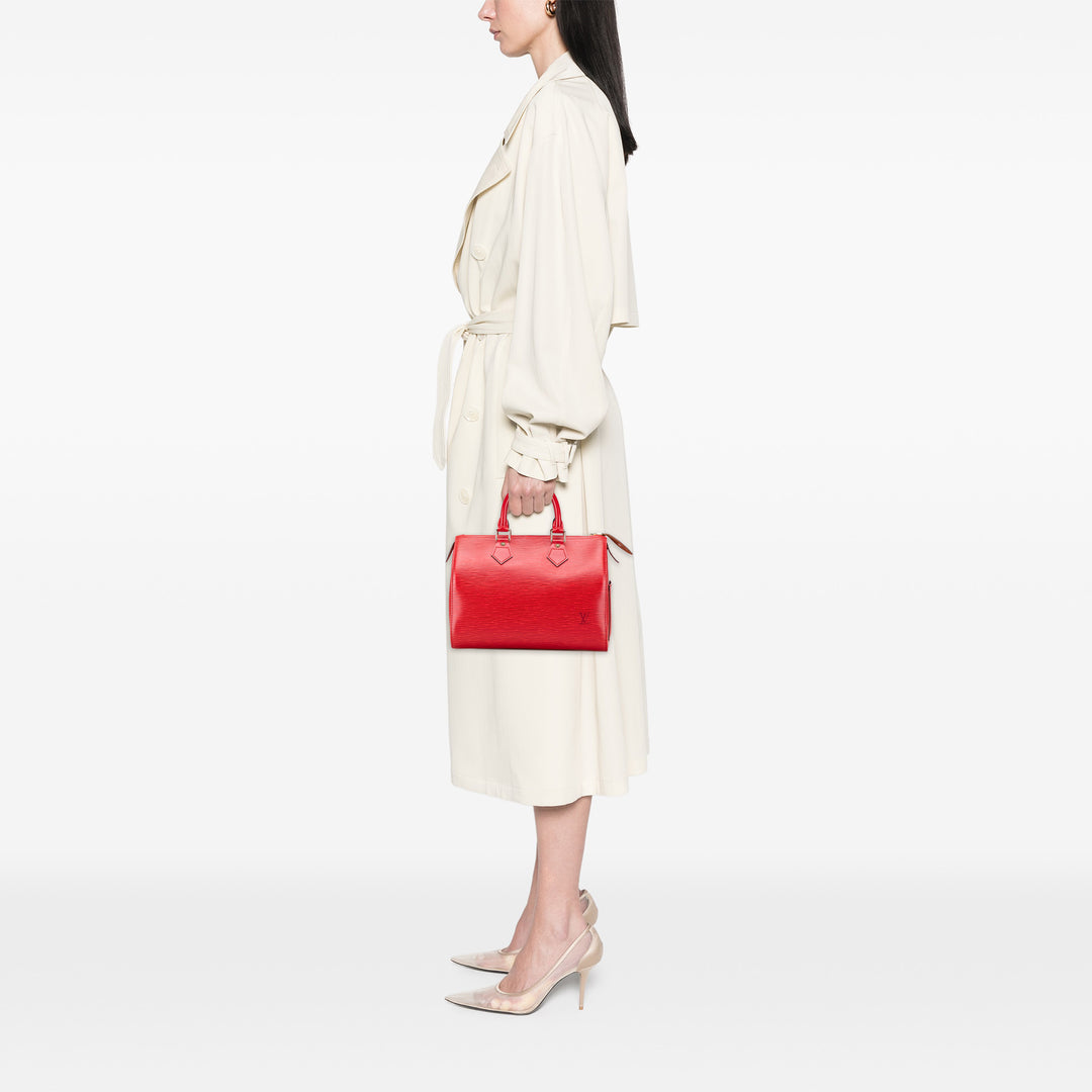 Louis Vuitton Epi Speedy 25 Rouge