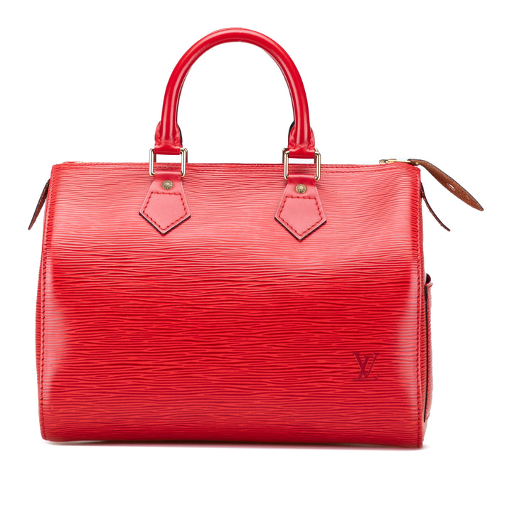 Louis Vuitton Epi Speedy 25 Rouge