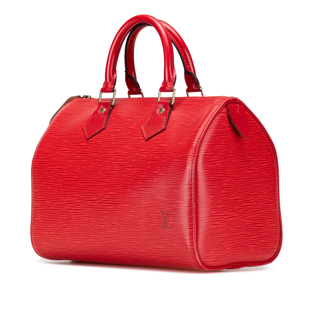 Louis Vuitton Epi Speedy 25 Rouge