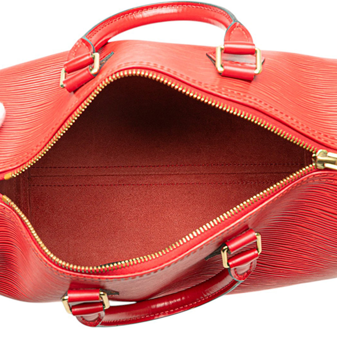 Louis Vuitton Epi Speedy 25 Rouge