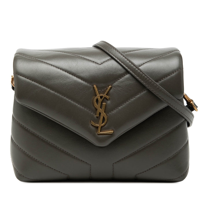 Saint Laurent Toy Matelasse Cuir de veau Monogram LouLou Sac porté croisé