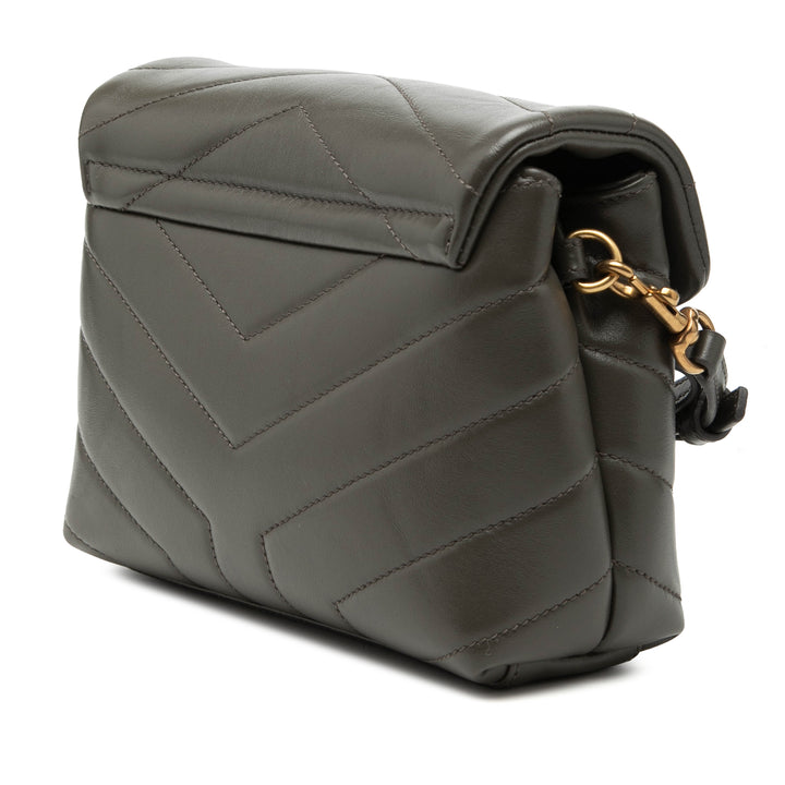 Saint Laurent Toy Matelasse Cuir de veau Monogram LouLou Sac porté croisé