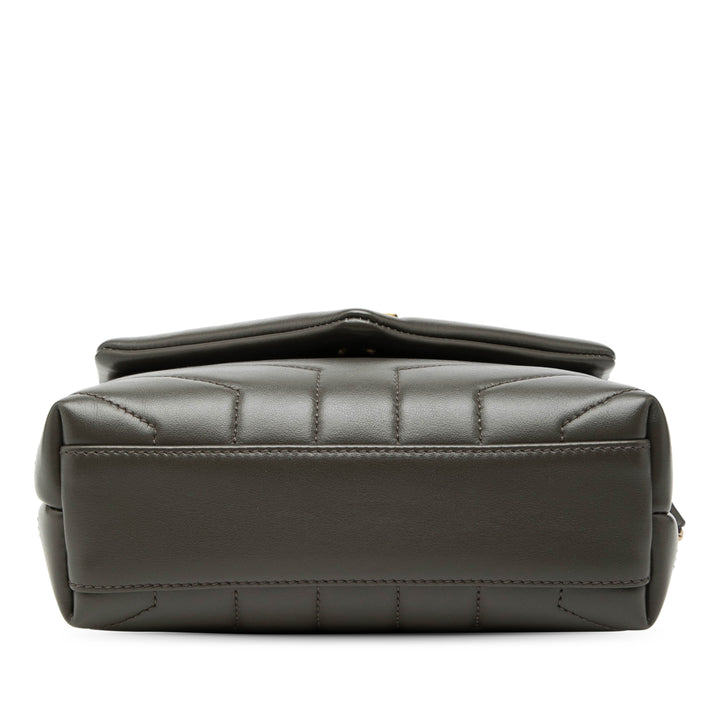 Saint Laurent Toy Matelasse Cuir de veau Monogram LouLou Sac porté croisé