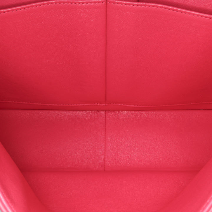 Jumbo Classic Lambskin Double Flap Pink - Gaby Paris