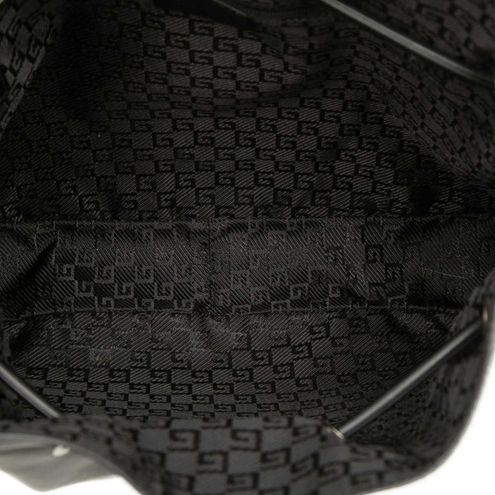 Sac à cordon Cuir de veau Noir