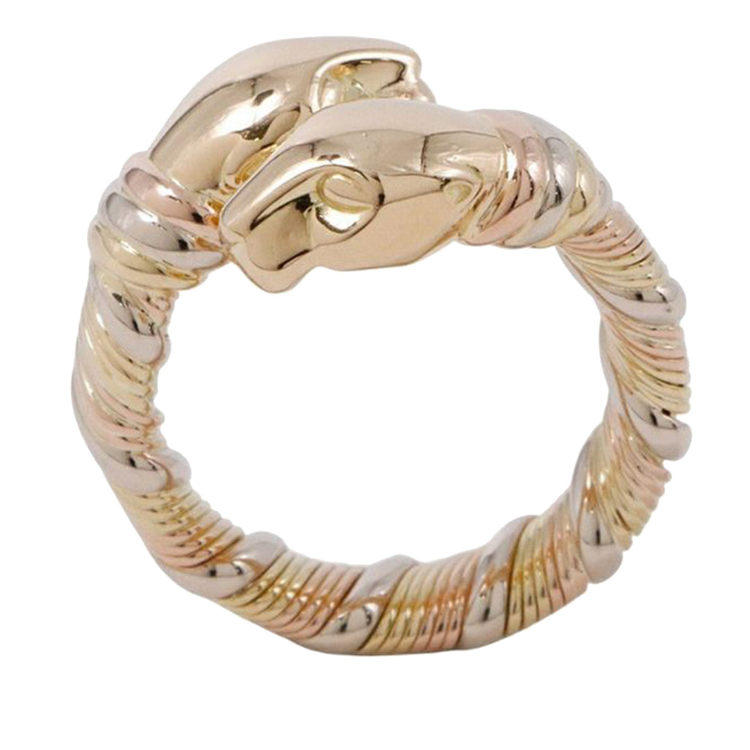 Cartier 18K Tricolor Panthere de Cartier Bague