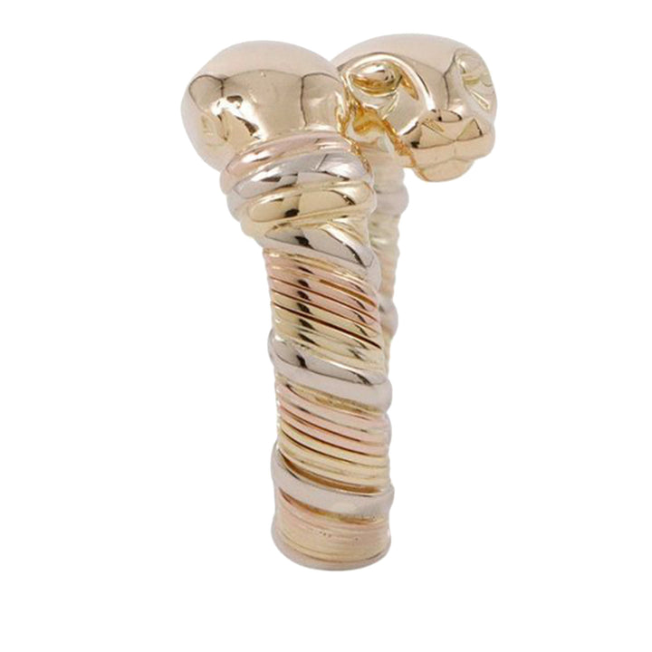 Cartier 18K Tricolor Panthere de Cartier Bague