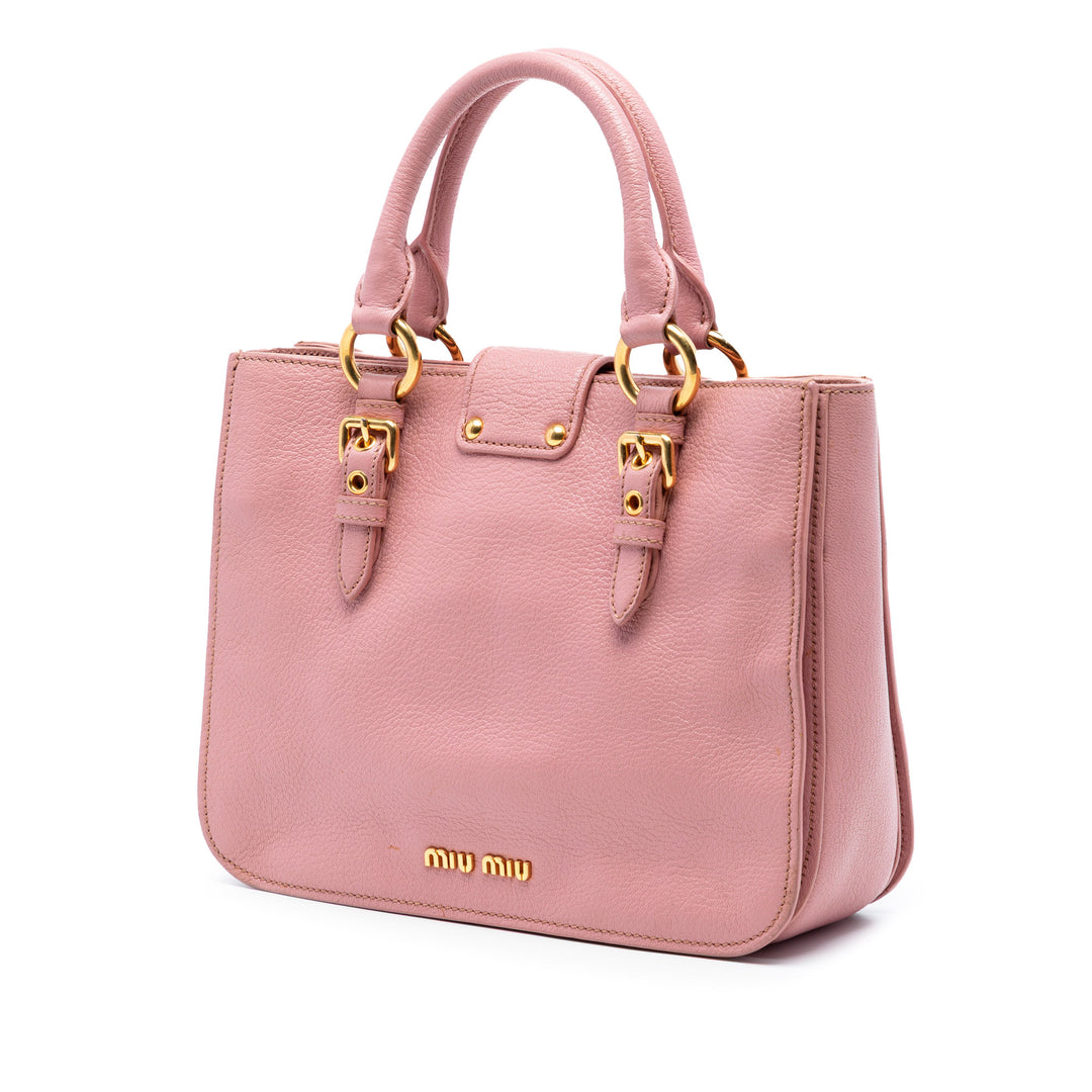 Miu Miu Madras Sac Cuir de chèvre
