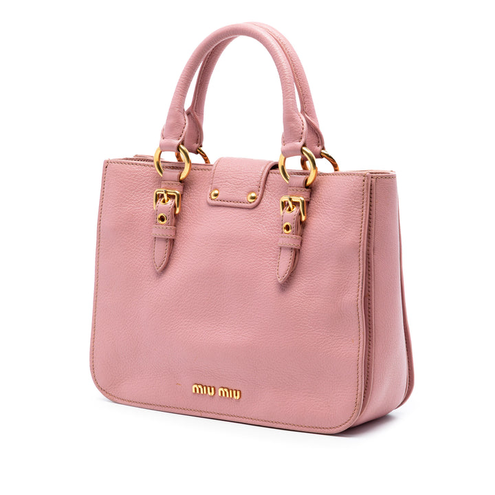 Miu Miu Madras Sac Cuir de chèvre