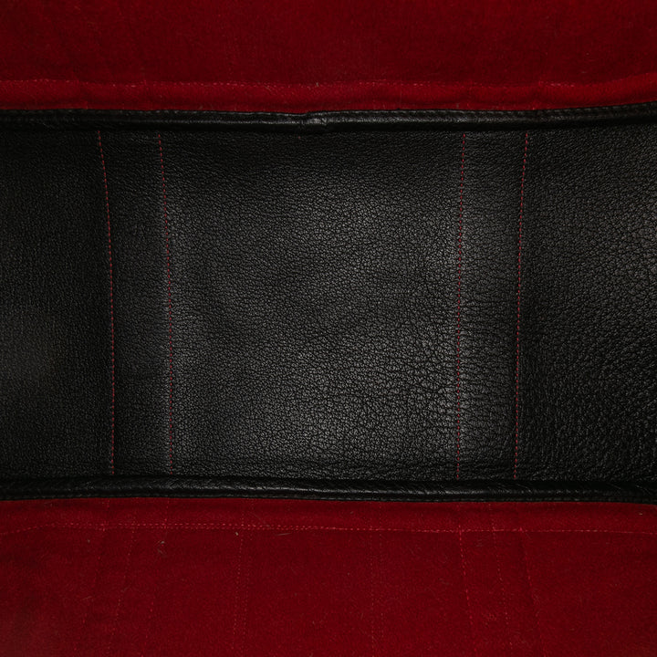 Hermès Ribbed Laine and Negonda Garden Party Voyage 49 Rouge