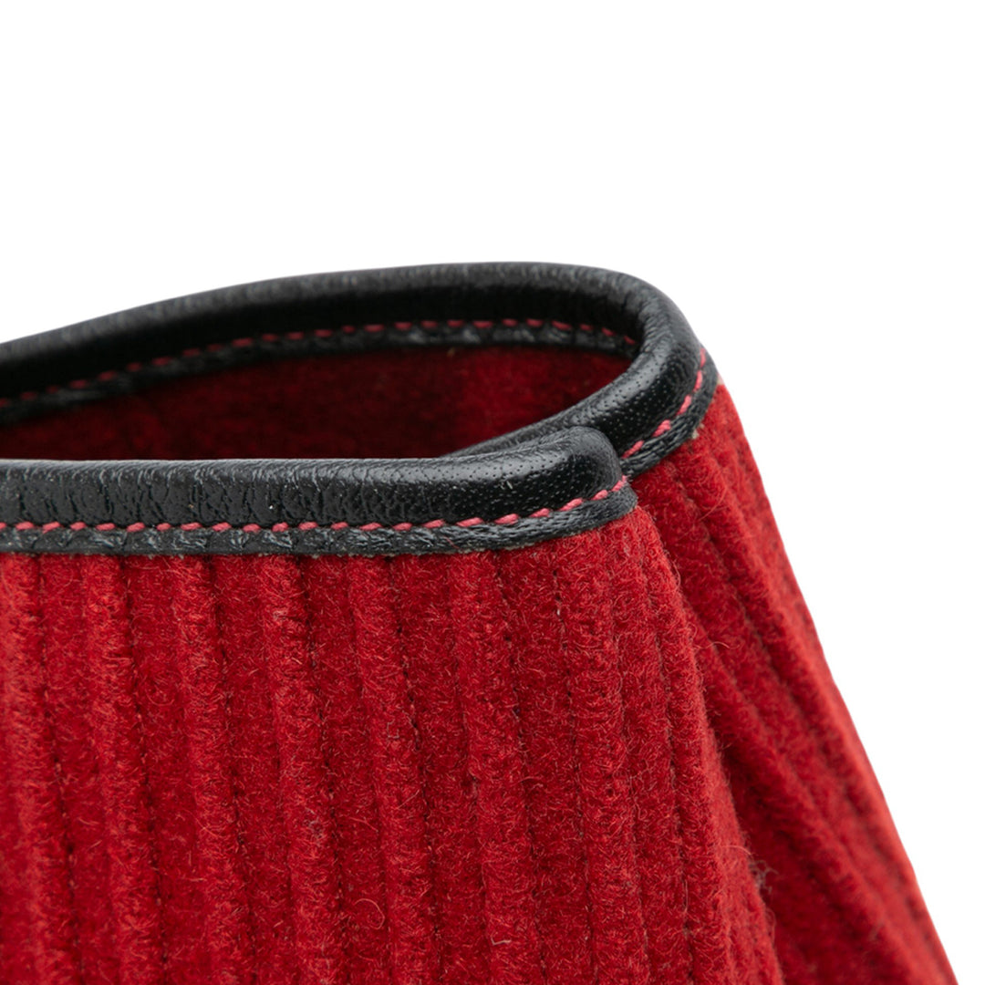Hermès Ribbed Laine and Negonda Garden Party Voyage 49 Rouge
