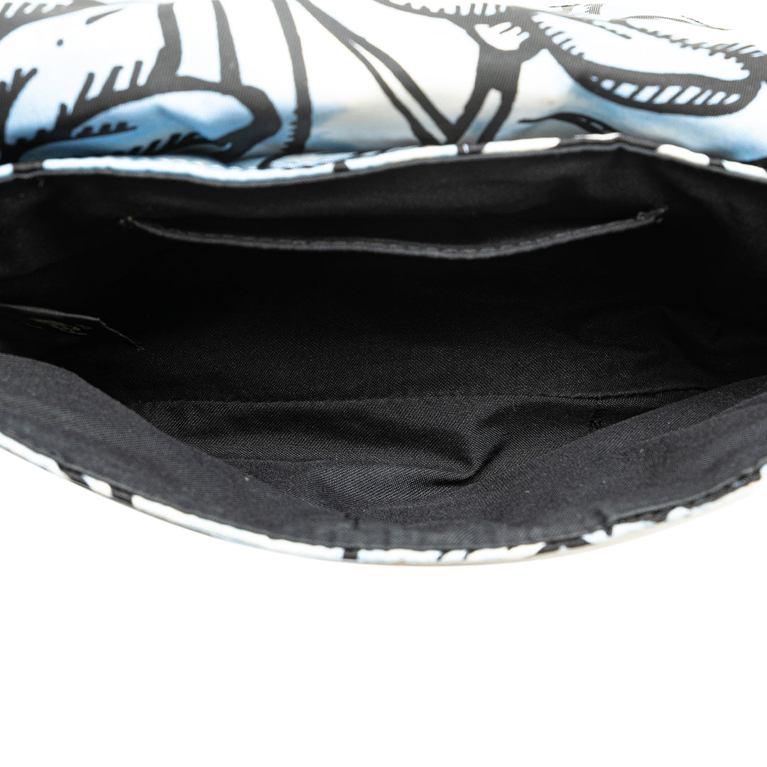 Fendi Joshua Vides Mini Nylon Convertible Baguette Sac porté croisé