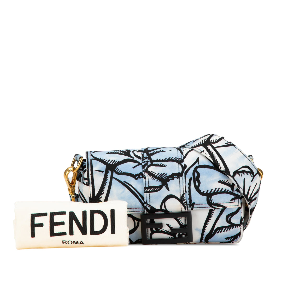Fendi Joshua Vides Mini Nylon Convertible Baguette Sac porté croisé