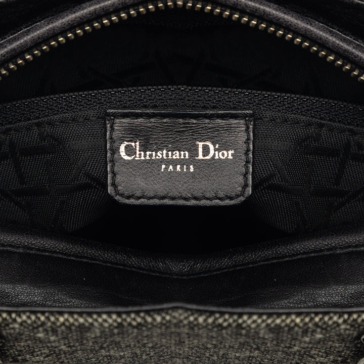 Lady Dior Moyen Tweed Gris