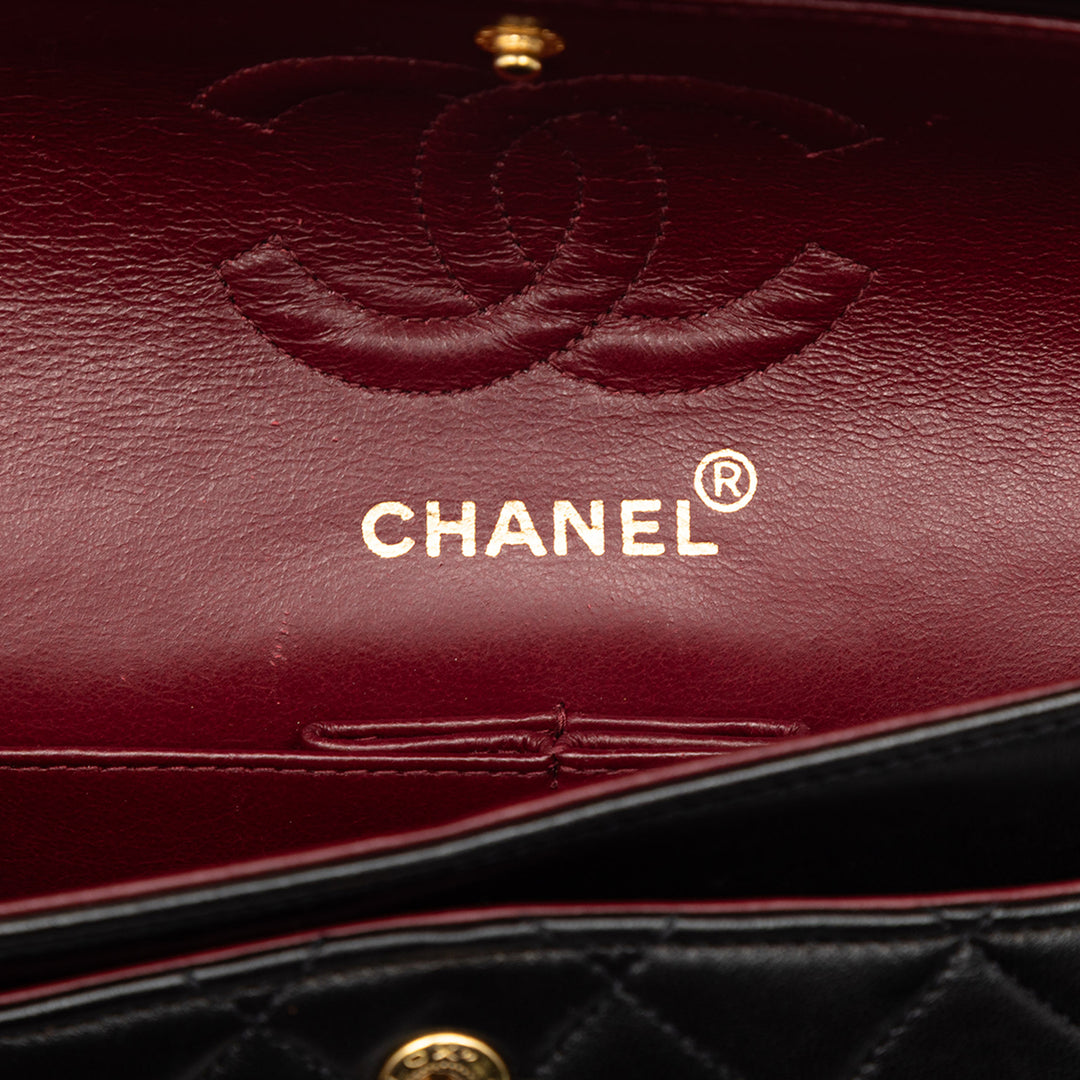 Chanel Small Classic Cuir d’agneau Double rabat – GABY PARIS Authentique