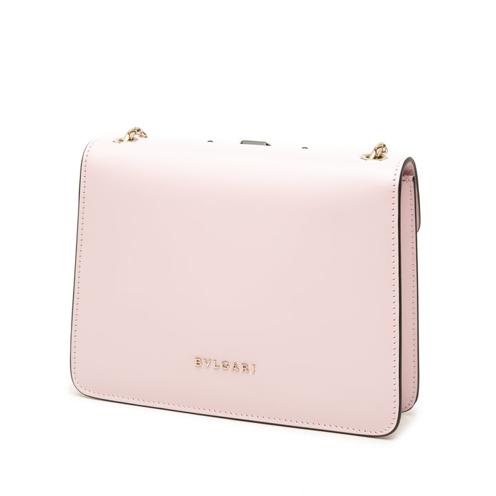 Bvlgari Sac bandoulière Orné Serpenti Forever Cuir de veau Rose – vue 2 – GABY PARIS