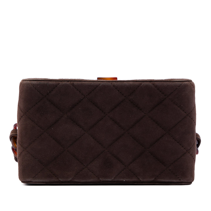 CC Matelassé Boîte Vanity Marron