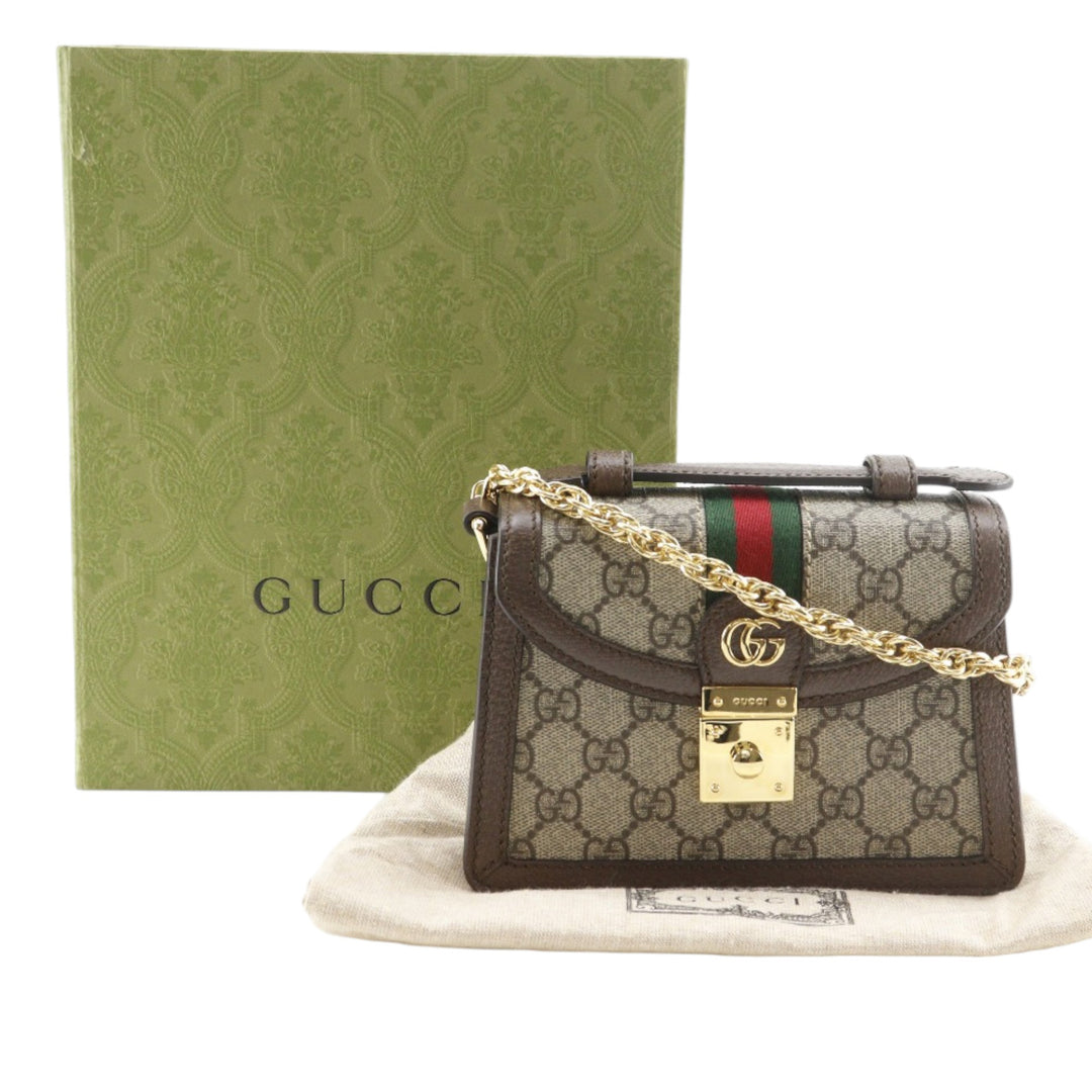 Gucci Small GG Supreme Web Ophidia sac à anse supérieure